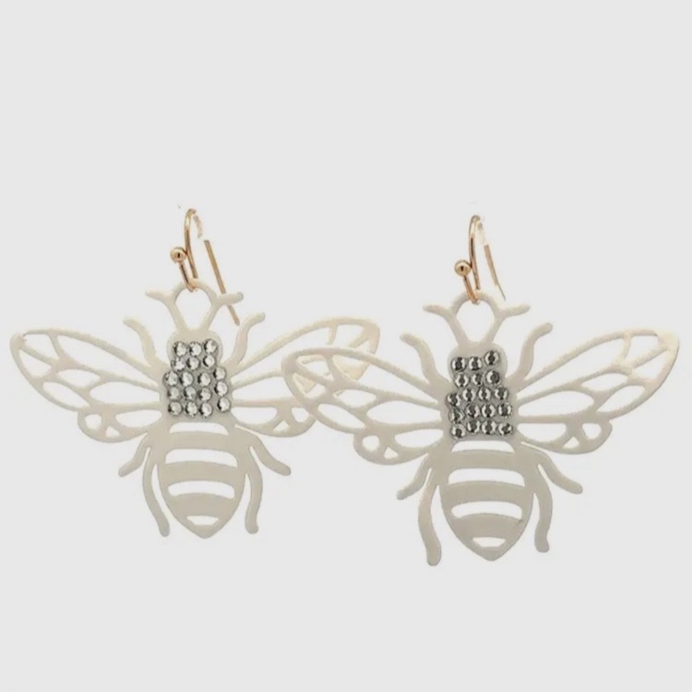 Bee Silhouette Earrings